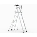 Climb-it large platform folding steps with safety gates