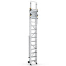 Climb-it large platform folding steps with safety gates
