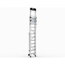 Climb-it large platform folding steps with safety gates