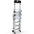 Climb-it large platform folding steps with safety gates