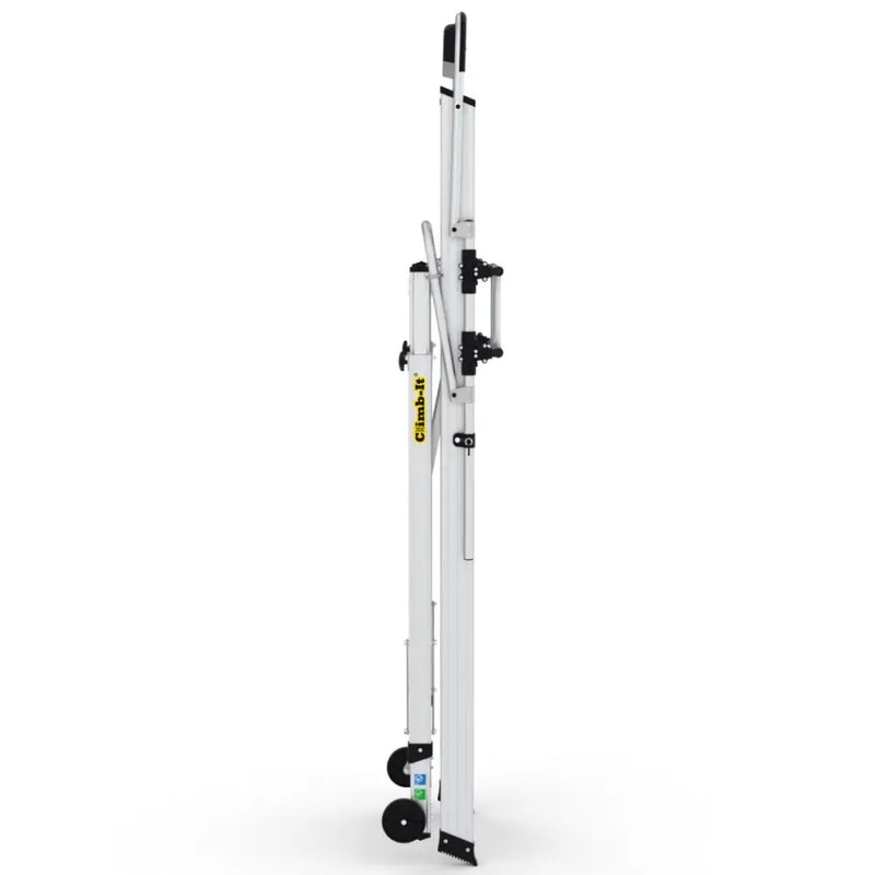 Climb-it large platform folding steps with safety gates