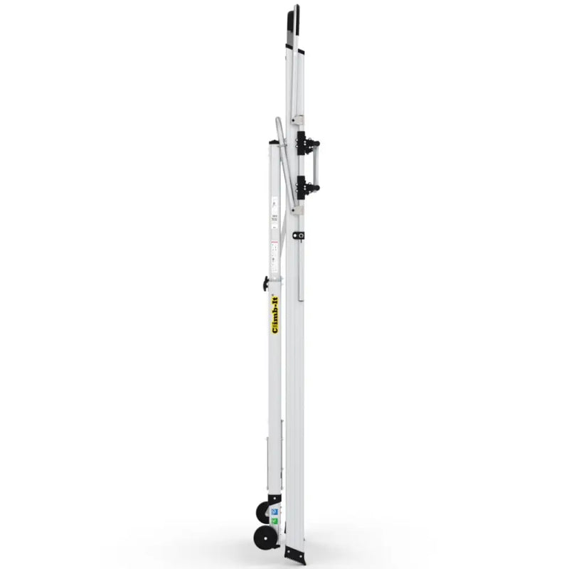 Climb-it large platform folding steps with safety gates