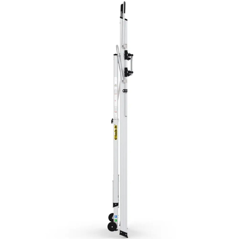Climb-it large platform folding steps with safety gates