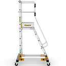 Climb-it mobile steps with safety gate