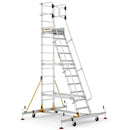 Climb-it mobile steps with safety gate