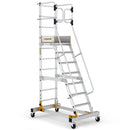 Climb-it mobile steps with safety gate