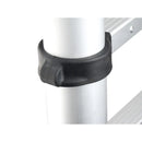 Climb-it telescopic ladder with stabiliser bar