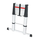 Climb-it telescopic ladder with stabiliser bar