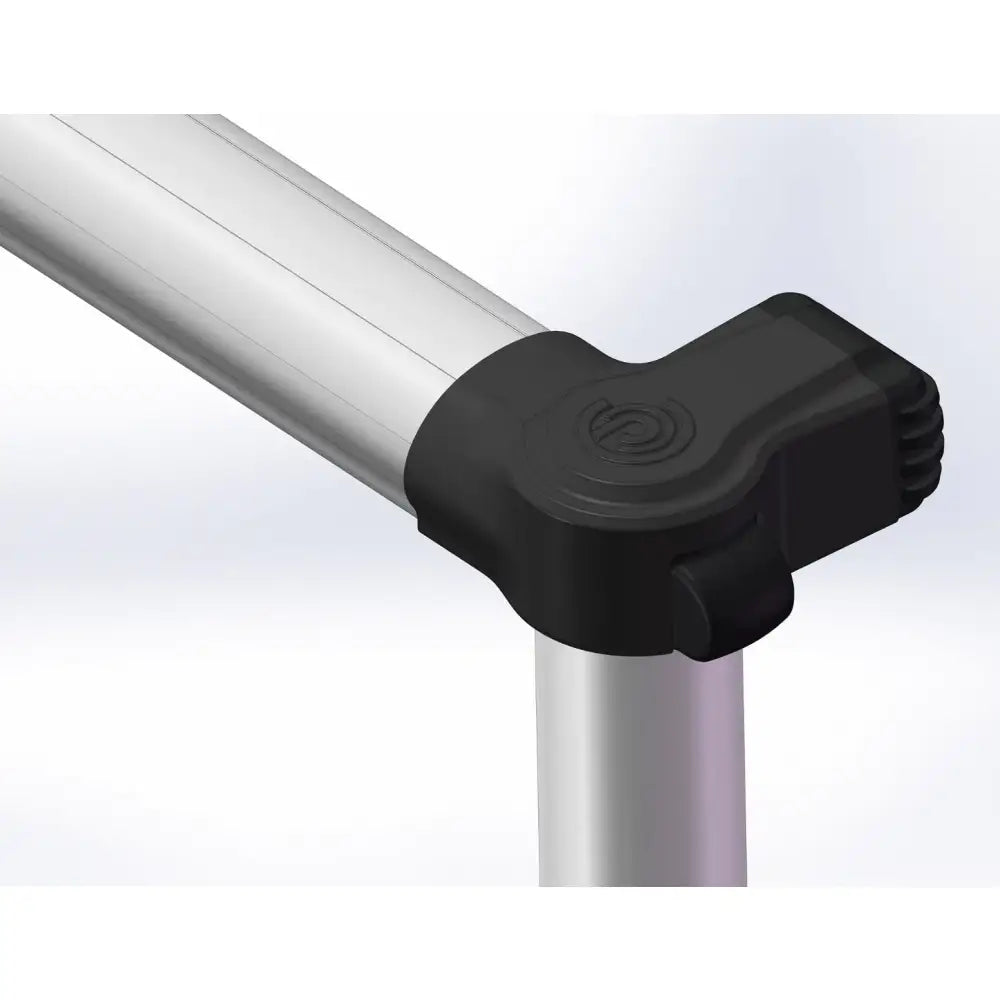 Climb-it telescopic ladder with stabiliser bar