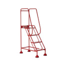 Climb-it uk domed feet steps - red