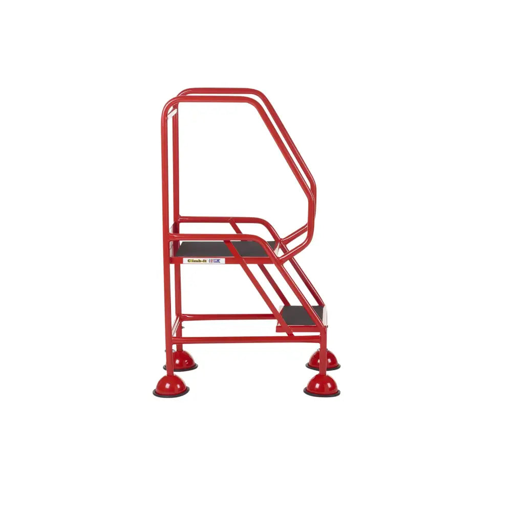 Climb-it uk domed feet steps - red