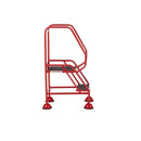 Climb-it uk domed feet steps - red