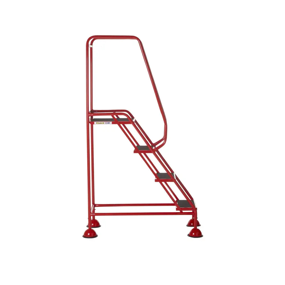 Climb-it uk domed feet steps - red
