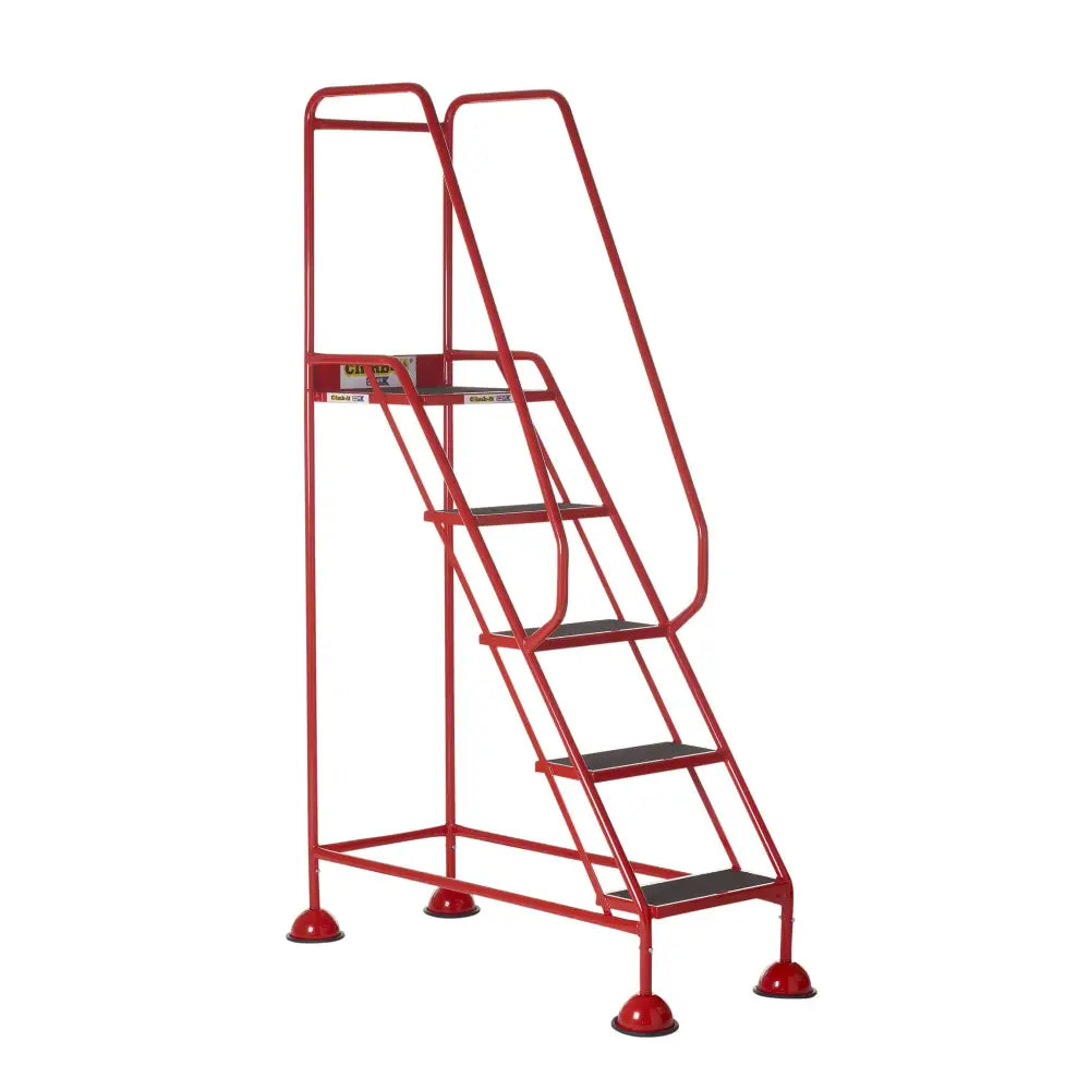 Climb-it uk domed feet steps - red