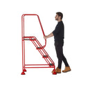 Climb-it uk domed feet steps - red