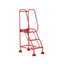 Climb-it uk domed feet steps - red