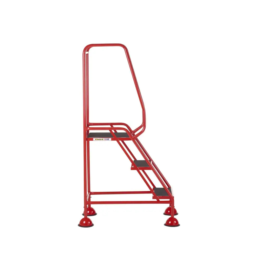 Climb-it uk domed feet steps - red