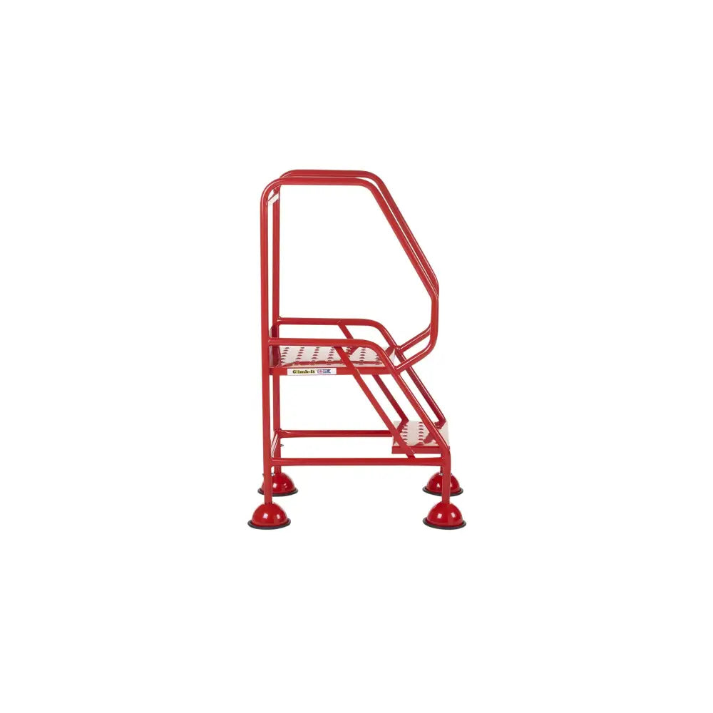 Climb-it uk domed feet steps - red