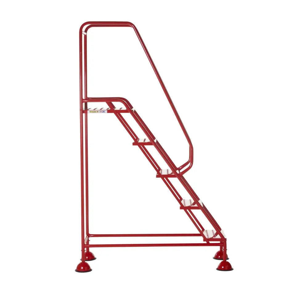 Climb-it uk domed feet steps - red