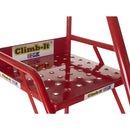 Climb-it uk domed feet steps - red
