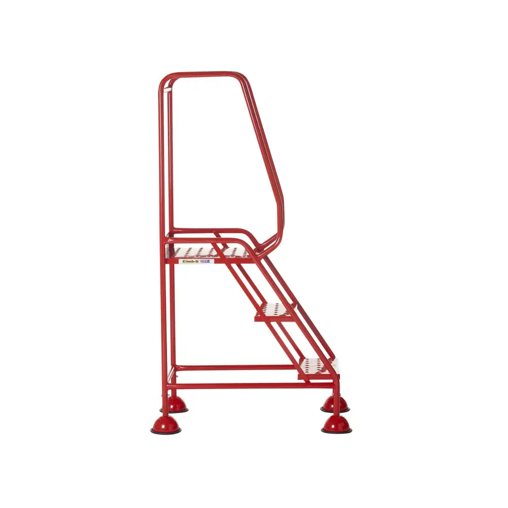 Climb-it uk domed feet steps - red