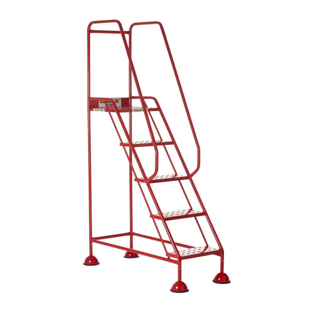 Climb-it uk domed feet steps - red