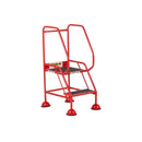 Climb-it uk domed feet steps - red