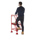 Climb-it uk domed feet steps - red