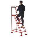 Climb-it uk domed feet steps - red