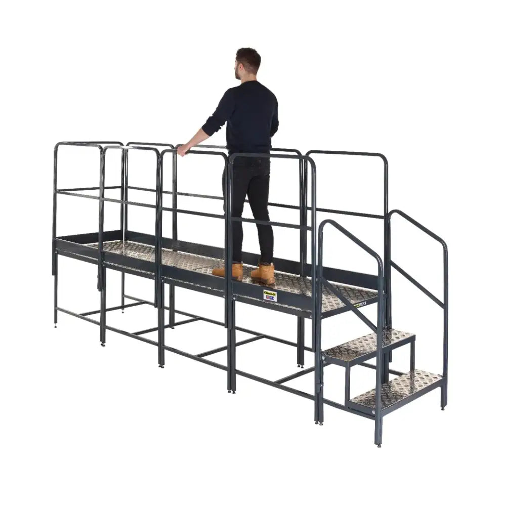 Climb-it uk platform - four platforms inline