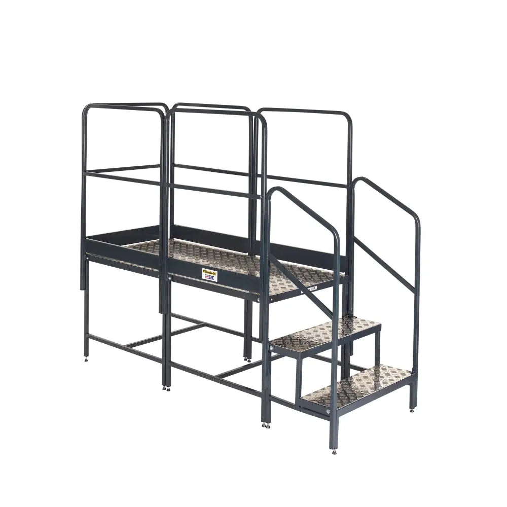 Climb-it uk platform - two platforms inline