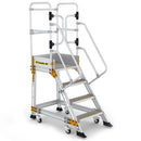 Climb-it weight reactive safety steps