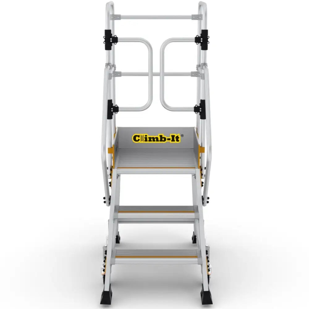 Climb-it weight reactive safety steps