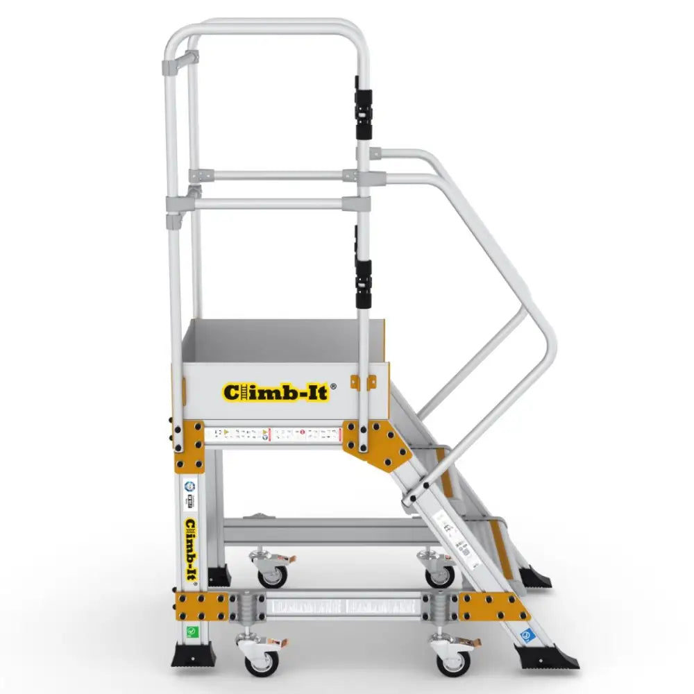 Climb-it weight reactive safety steps
