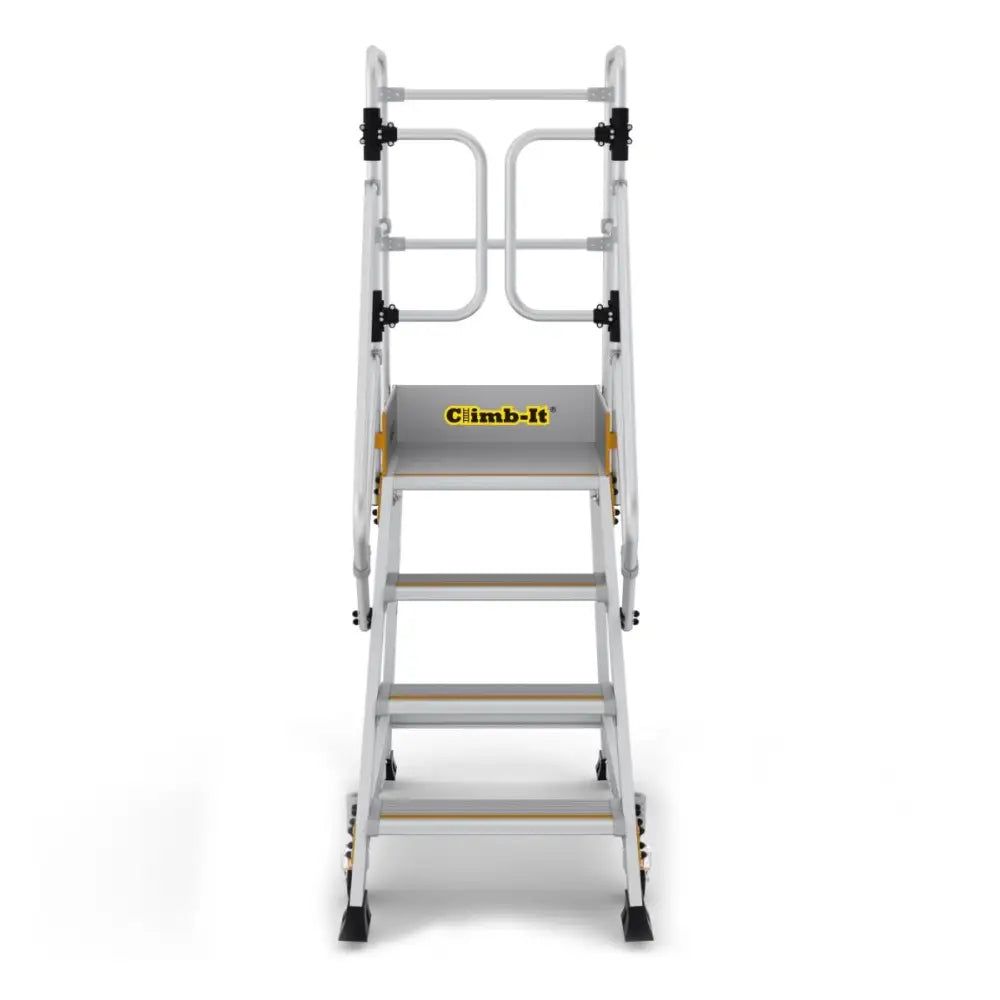 Climb-it weight reactive safety steps