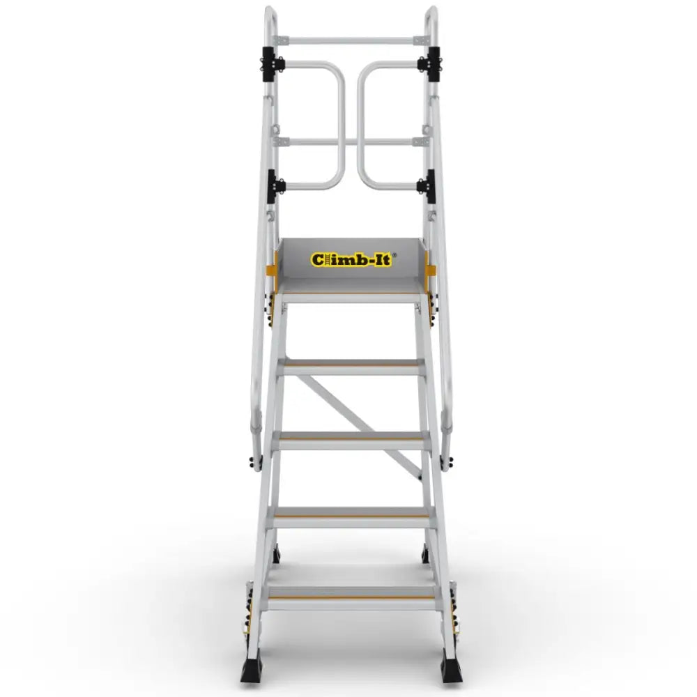 Climb-it weight reactive safety steps