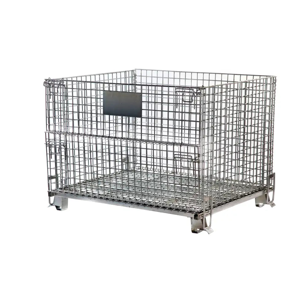 Collapsible mesh pallets