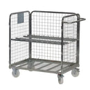 Compact merchandising trolley