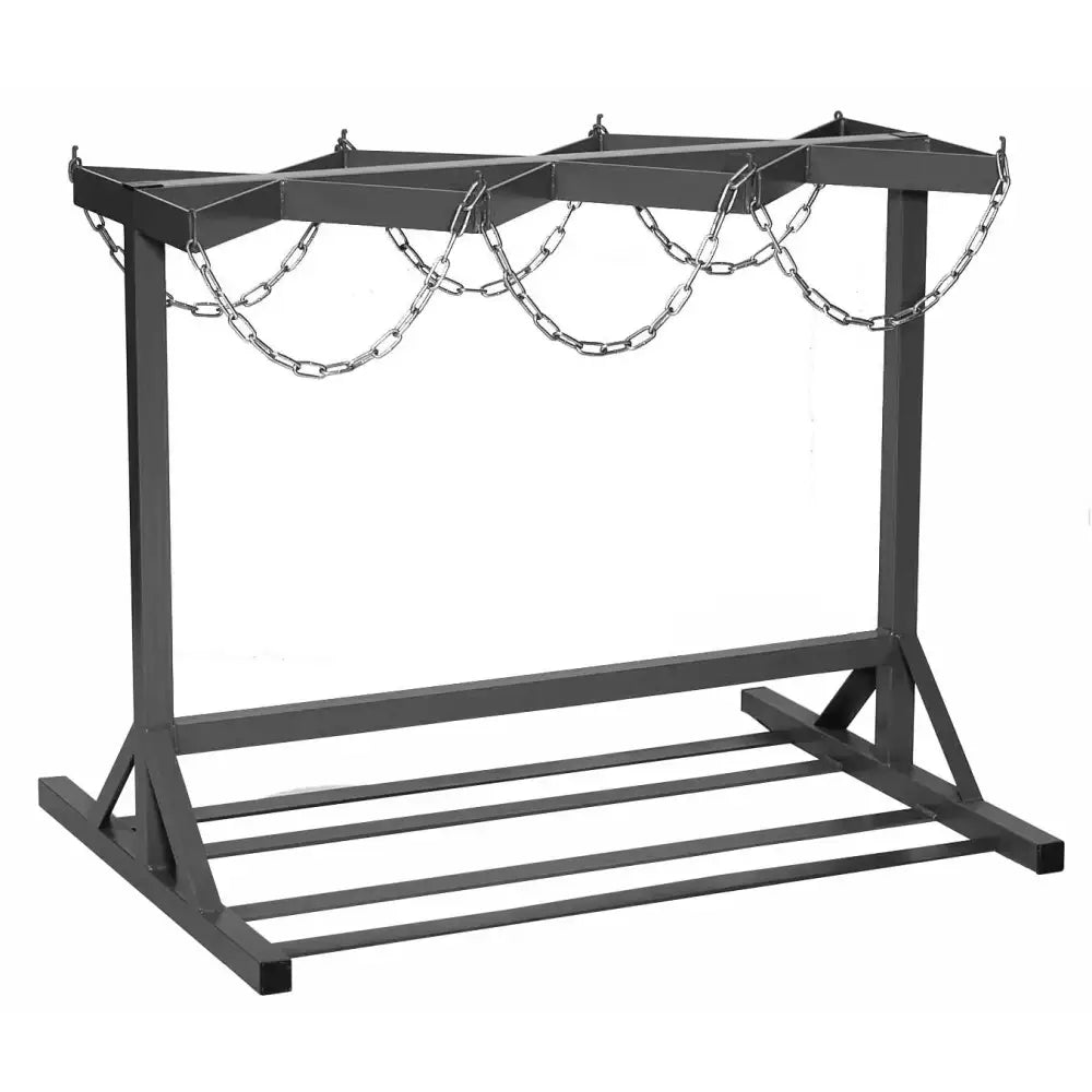 Cylinder floor rack - double sided