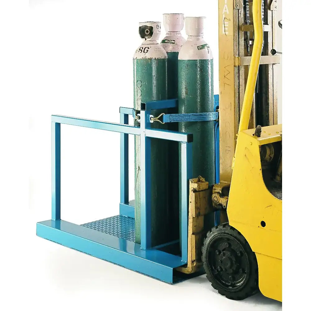 Cylinder pallet cage
