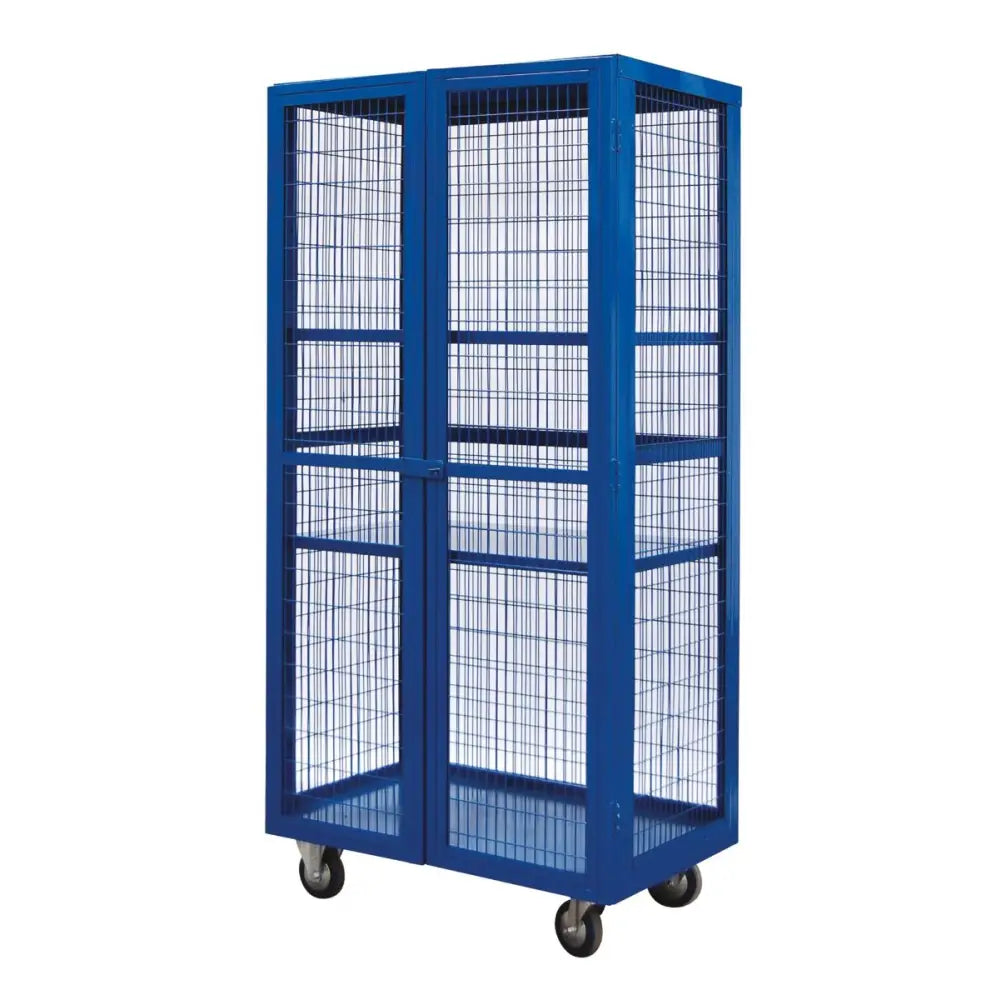 Distribution cages with doors