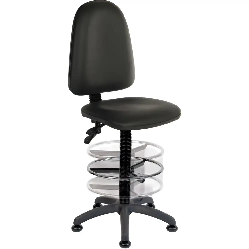 Ergo twin pu deluxe draughter chair