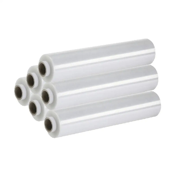 Extra heavy duty 400mm x 200m clear cast pallet stretch wrap std core (box of 6)