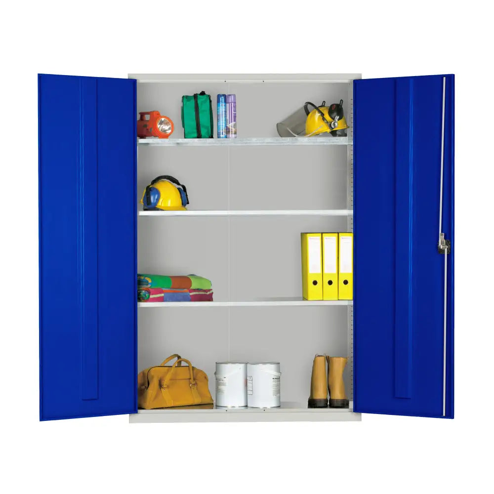 Extra wide storage cupboards