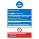 Fire exit & emergency signs