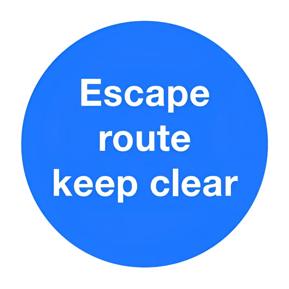 Fire exit & emergency signs