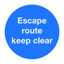 Fire exit & emergency signs