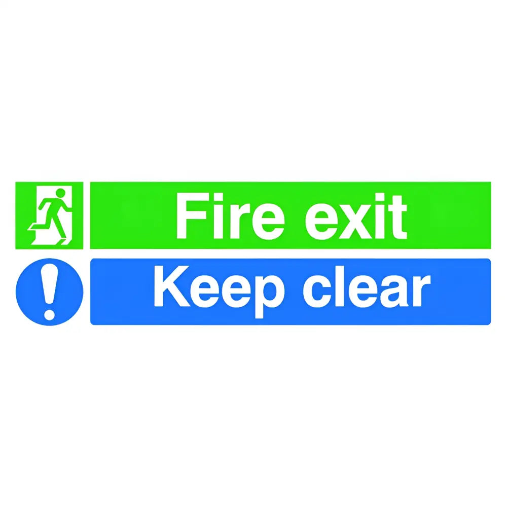 Fire exit & emergency signs
