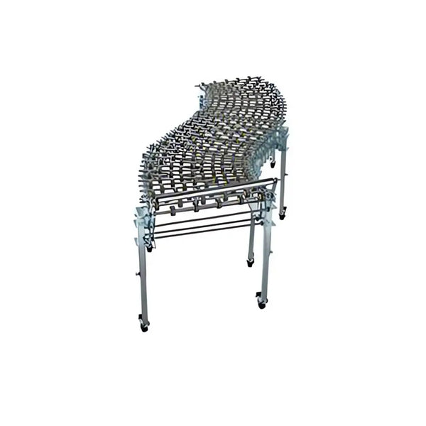 Flexible skate wheel outfeed conveyor 400mm x 4.5m