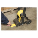 Floor lane marking tape applicator